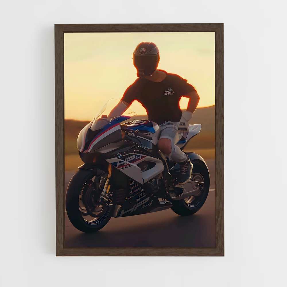 Poster Hp course spectaculaire – affiche BMW Motorrad (vue 5)